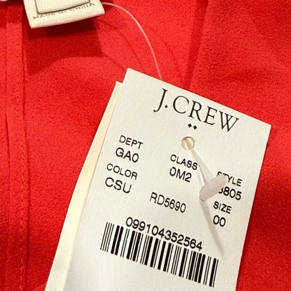 J.‎ Crew Vibrant Red Top